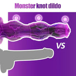 Silicone Monster Dildo,9.25 Inch Big Knots Dildos Anal Beads Sex Toys With Strong Suction Cup For Women,Men