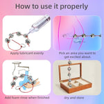 Metal Anal Puller With 5 Pullers And String, Bdsm Fetish Anal Dilator Anal Plug, Multi-Play Portable Handheld Anal Puller Couple Flirting Vagina Balls Adult Erotica Sm Sex Toys Men Women (Red)