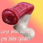 Penis Rooster Sleeve, Pink White Mixed Colored Horses And Fake Penis Men Penis Extension Increases And Thickened Pennis Easy To Clean Soft Silicone Material Partner Couple Sex Delay Time Ring (Small,)