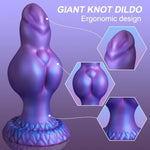 Short Thick Dildo Dog Knot Dildo - 3" Diameter Fantasy Monster Anal Xl Giant Knotted Dildos, Alien Animal Fat Dildos Large Butt Plug With Big Suction Cup, Adult Sex Toys For Women Men Gay
