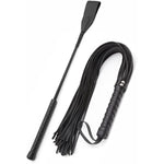 Sex Whip 18" Black Flogger 27" Bdsm Starter Kit Floggers And Paddles And Whips Sex