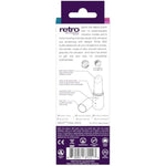 Retro Lipstick Vibrator, Rechargeable Submersible Mini Adult Sex Toy Bullet Vibe, Discreet 10 Vibration Modes And 6 Intensity Levels, Vibrating Clitoral Nipple Stimulator (Purple)