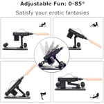 Automatic Sex Machine Sex Toys With Realistic Dildo Sex Huge Cock For Female Masturbation, Gay Couple Adult Masturbator Love Machine Device Gun With 7 Attachments