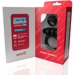 Remote Controlled Switch Vibrating Ring Vibrating Cock Ring - Deep Vibrations - Penis Rings - Couple Sex Toys - Dick Rings For Mutual Pleasure - Black