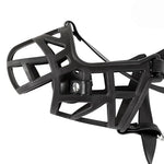 Ball Gag BDSM Restraints Dog Mouth Harness with Collar Adjustable Head Strips Slave Bondage Silicone Fetish Sex Toys for Men Women and Couples (S)