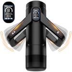 Sex Toys For Men Automatic Male Masturbator Penis Pump, 9 Scrotal Vibrations, Wing Handle Design, 9 Thrusting, Lcd Display, Male Sex Toy Pocket Pussy Sex Machine Adult Sex Toys & Games, Black