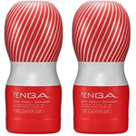 TENGA TOC-205 Air Flow Pre-Lubricated Male Masturbator Vacuum Cup with Powerful Suction (Pack of 2)