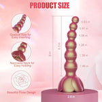 Anal Beads Butt Plug Vibrator - Rose Adult Sex Toys App Remote Control G-Spot Vibrators Stimulator With 9 Vibrating Modes, Waterproof Rechargeable Prostate Vagina Massager For Women Men Couple Orgasm