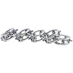 Stainless Steel Penis Rings With 6 Screws Metal Testicle Ring Erections Cockring Man Chastity Device Bondage Erotic Sex Toys (28Mm)