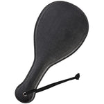 Round Sexual Spanking Paddle For Bdsm, Faux Leather Sex Paddles For Adult Spanking Set, Black