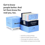 Bestself Icebreaker Card Deck – 170 Conversation Starters To Spark Meaningful Connections | Ice Breaker Game For Adults, Friends & Couples | Date Night, Team Building & Family Card Game