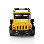 Jeep Wrangler Car Building Block Set (242 Pieces). Racing Car Building Blocks For Kids And Adults