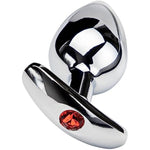Male Sex Toys Bullet Head Metal Anal Plug Anchor Luxury Jewelry Base Butt Plug For Couple Pleasure