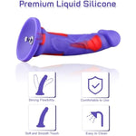 Ukulele Sex Machine Attachment Dildos, Realistic Dildo For Ukulele Love Machine Device Series With Ezfunlok Connector, 6.6 Inches