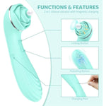 Clitoral Licking G Spot Vibrator, Realistic Dildo Clitoralis Stimulator For Women With 10 Licking & Vibrating Modes, Adult Sex Toys For Women