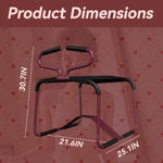 Sex Chair With Adjustable Handrail Sex Bench Bouncing Mount Sex Stool With Weightless Position Bouncer Portable Elastic Chairs Bdsm Sex Novelty Toy For Adult Game. (Red)