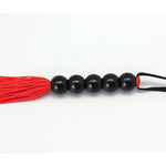 Rubber Sex Flogger Whip - Beginners Super Soft 15 Inch Flogger Whip For Sex Adult (Red)