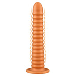 Silicone Anal Plug & Butt Plugs Training Stimulation For Beginners Advanced Users With Strong Suction Cup, Women Men Masturbation Anal Training Expansion Sex Toys(Thread Design) (Large)