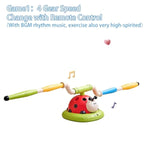 3 In 1 Musical Jump, Toss Ring Game And Stomping Launch Rocket Launcher For Kids Outdoor Toys With Remote Control, Indoor Outside Toy For Kids Ages 4-8 Toys For Ages 5-7 8-13 Birthday Gifts