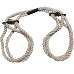Doc Johnson Merci - Restrain - 6mm Hemp Wrist or Ankle Cuffs - for Adults Only, Natural