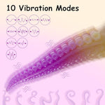 Tentacle Dildo Vibrator For Women,9 In Monster Dildo G Spot Vibrator With 10 Vibration Modes,Silicone Dildo Sex Toy With Strong Suction Cup For Clitoral Vaginal Anal Stimulation