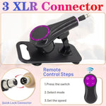 Mini Sex Machine Wireless Telescopic Linear Actuator Thrusting Machines For Women Dc Electric Motor Reciprocating Mechanism 3Xlr Connector More Attachments (3 Attachments)