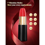 Vibrator For Women – 7 Vibration Intensity Modes, Silent, Usb Rechargeable, Waterproof, Luxury Lipstick-Shaped, Perfect For Couples Or Solo Use