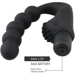 Vibrator Anal Bead Butt Plug 10 Speed Male Prostate Massager G-Spot Silicone Anal Bead Butt Plug Adult Men Sex Toys