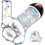 Transparent Male Masturbator Penis Vibrator - 4In1 Sex Toys For Men With 9 Training Strokers Modes & App Remote Control & 4.98’’ Deep Blowjob Pump, Male Adult Sex Toy For Gay Men Women Couple