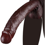 11 Inch Realistic Big Black Dildo Bbc Huge Thick Dildo, Giant Dildo Massive Anal Dildo With Strong Suction Cup For Hands-Free Play, Lifelike Silicone Dildo For Vagina Anal Stimulation