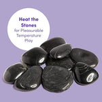 Oh! Hot Massage Rocks With Drawstring Bag - Pebbles Of Varied Sizes - Pack Of 9