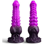 9.7" Tentacle Monster Fantasy Dildo, Huge Silicone Dragon Big Alien Anal Thick Knot Animal Creature Xl Horse Dildo With Strong Suction Cup, Adult Sex Toys For Gay Men Women
