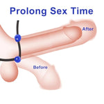 Penis Ring Silicone Cock Ring With 7 Different Sizes Adjustable Cockring For Men Erection Long Lasting Stronger Cock Sexual Stimulation Penis Toy Adult Sex Toys For Couples Men Gay