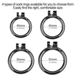 Metal Mesh Penis Cage, Sm Stainless Steel Penis Cage With Cock Rings, Male Chastity Devices Set, Bdsm Restraint Penis Chastity Belt Lock Cock Cage, Adult Bondage Game Sex Toy (Xxl, 55Mm)