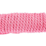 Bamboo Rope By , Rosey Cheeks (Pink), 30Ft