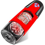 Male Masturbator Sex Toys, Men’S Sex Toys With 7 Thrusting & Spinning Modes, Electric Penis Pump With Usb Quick Charging, Adult Sex Toys, Red/Black