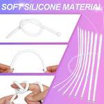 Urethral Sounds Silicone Plug 7 Pcs Set,Urinary Dilator Urethra Masturbation Rod White Penis Plug Fetish Sex Toy For Men