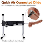 Sex Machine Attachment/Accessory/Connector Vac-U-Lock 9.45'' Silicone Realistic Huge Dildo, Lifelike Penis for Thrusting F-Machine and Vac-U-Lock Compatible Dildos Sex Toys for Women Couples