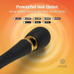 Wand Vibrator Kit For Couples, Powerful Cordless Vibrating Wand With 3 Attachments For Clitoral, G-Spot & Anal Stimulation, 5 Vibration Modes & 3 Speeds, Adult Sex Toys For Women & Partner