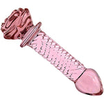 Transparent Glass Dildo For Women, Crystal Masturbator Adult Products G-Spot Pleasure Anal Butt Plug For Men Or Couple