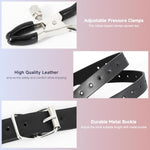 Bdsm Nipple Toys Adjustable Labia & Nipple Clamps, Pussy Clamp Nipple Clips & Clitoris Clamp Breast Flirting Stimulation, Bondage Reastraints Sex Toys For Women Couples Intimate Pleasure Play