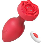 Vibrating Anal Plug Small Butt Plug With 10 Vibration Modes Silicone G-Spot Massage Vaginal Stimulation For Women Men Couple Vibrator Adult Sex Toys (Red)