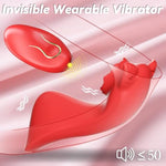 Women Sex Toys Wearable Panty Vibrator, Female Adult Sex Toy With 10 Vibration Modes, Remote Control Rose Clitoral Stimulator Vibrator, Couples Sex Toy For Women'S Pleasure Sexual