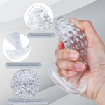 Anal Plug With Butt Made Of Skin-Friendly Silicone Pineapple Flexible Liquid Silicone, Butt Plug For Women And Men, Anal Trainer Kit Anal Plug For Beginners And Advanced Users (M(L9Cm*D3Cm))