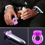 Vibrating Cock Ring Male Sex Toys For Couples, 2Pcs Penis Ring Vibrator Clitoral Stimulator For Enhance Men Sex Games, Silicone Cockring Prostate Massager Penis Vibrator Adult Sex Toys For Men