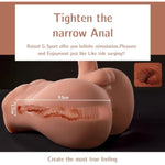 11.5Lb Male Sex Doll With Auto-Telescoping Dildo, 2 In 1 Realistic Sex Doll For Women With Huge 7.1In Cock & Tight Anal, Unisex Masturbator Sex Toy For Women Men Gay Couple Sex Fun, Brown