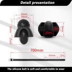 Adjustable Open Mouth Gag Ball For Oral Sex Silicone Bdsm Fetish Bondage Gags & Muzzles Adult Sex Toys With Tongue Retainer Slave Restraints Device For Couples, Men (Black)