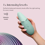 Next 3D Pleasure Air Clitoral Sucker Sex Toy Stimulator | Suction Vibrator For Women And Couples Vibrating Adult Sex Toys With 14 Intensity Levels Waterproof Clit Sucker | Sage