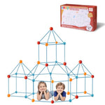 Fort Building Kit For Kids Diy Play Tent & Stem Construction Toys Ultimate Indoor/Outdoor Fort Building Activities For Boys & Girls Ages 4-15 Educational Creative Toy Birthday & Festival Gift