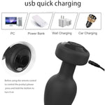 Adult Sex Toys Anal Plug Vibrator - 2Pcs Anal Douche Set And Prostate Massage, Wireless Remote Control 10 Frequency Vibration Mode, Adult Sex Toys & Games, Suitable For Men And Women And Couples Fun